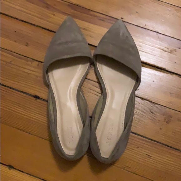 J. Crew Shoes - Tan suede j crew flats - last call!! send offers!!